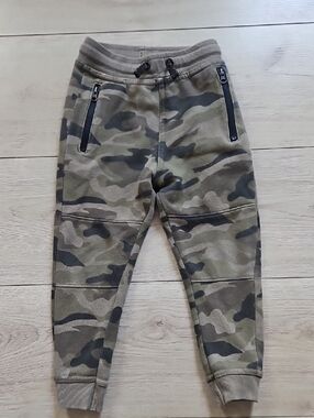 George Boys Camo Moto Joggers Zipper Pockets Camouflage Pants 3T🩷